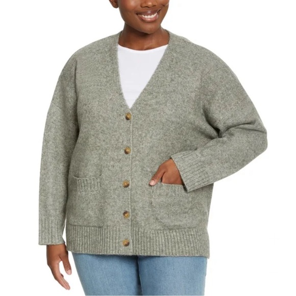 Ella Moss Ladies' Button Front Cardigan XXLarge Green Brand New - Picture 1 of 8